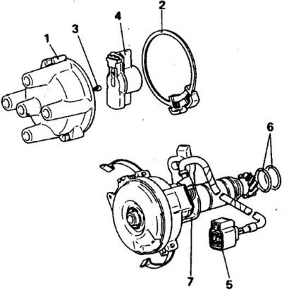 1. Крышка; 2. Уплотнитель; 3. Уголек; 4. Бегунок;…