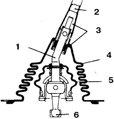 1. Рычаг; 2. Верхняя секция; 3. Вставки; 4.…