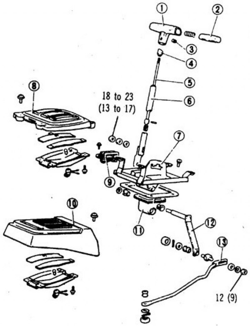 1. Рукоятка; 2. Кнопка; 3. Винт; 4. Эксцентрик;…