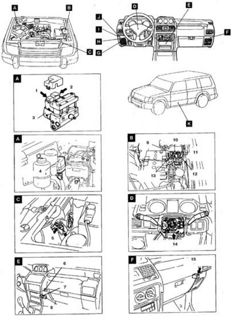 1. Реле клапана ABS-системы (до 1994 г.); 2. Реле…