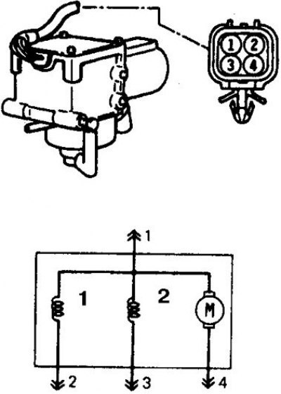 1. Контрольный клапан; 2. Стравливающий клапан