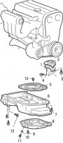 Открыть статью Поддон картера двигателя DOHC — снятие и установка