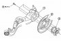Задние колесные ступицы (2WD) — устройство