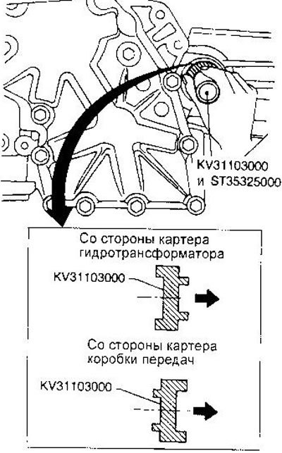 3. Запрессуйте новые сальники с помощью оправки…