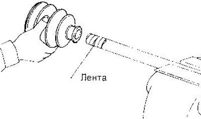 1. Наденьте защитный чехол н новый малый хомут на…