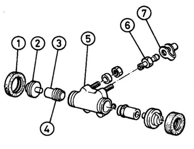 1. Чехол; 2. Головка поршня; 3. Поршень; 4.…