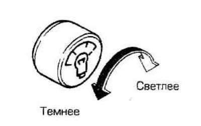 Регулятор яркости освещения приборов
