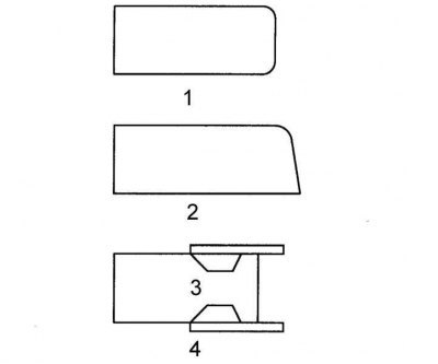 1 - верхнее компрессионное кольцо; 2 - нижнее…