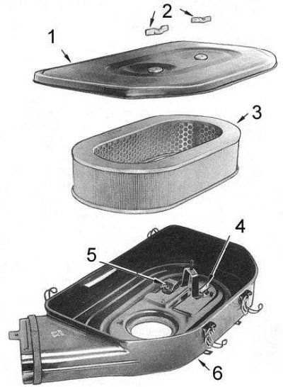 1 - верхняя крышка; 2 - гайки-барашки; 3 -…