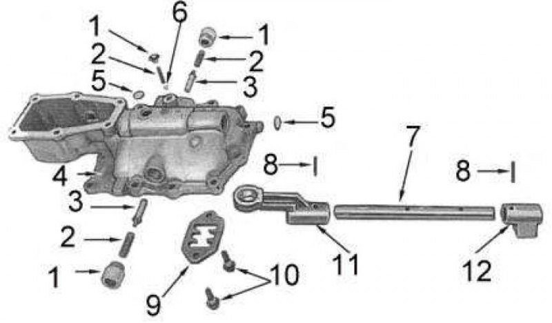 1 - заглушка; 2 - пружина; 3 - плунжер; 4 -…
