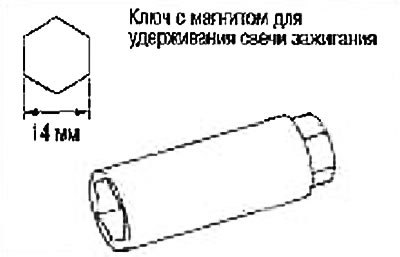 3. Выверните свечи зажигания при помощи ключа…
