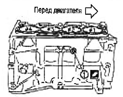9. Снимите датчик детонации.