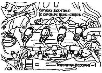 1. Катушка зажигания (с силовым транзистором) и…