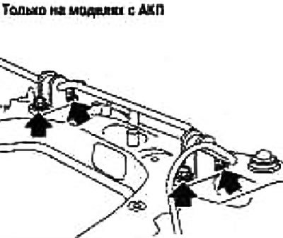 11. Снимите стабилизатор с автомобиля.