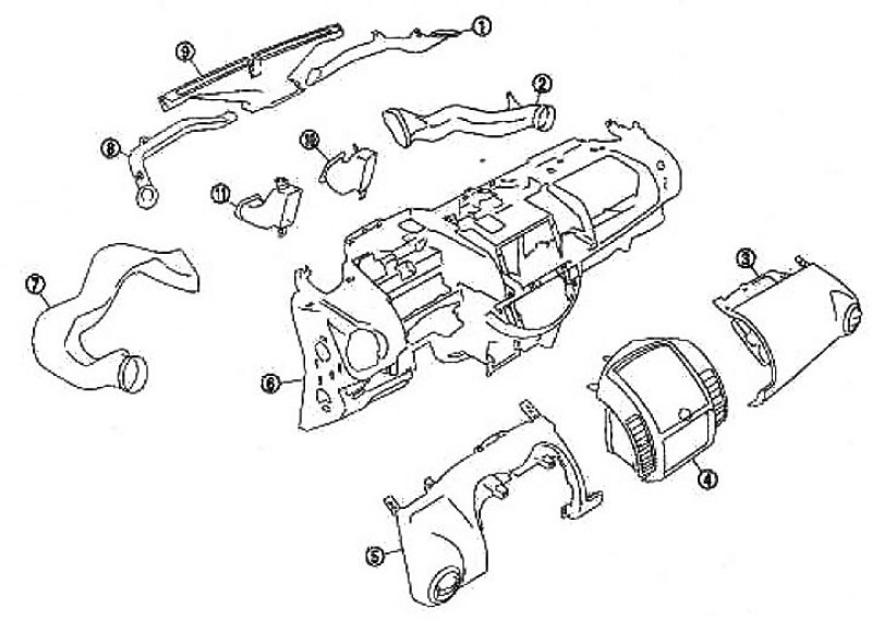 Схема запчастей ниссан ноут е11