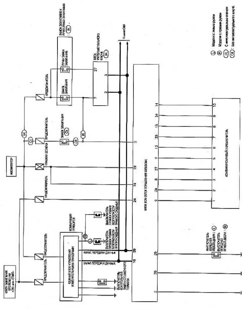 Электрическая схема ниссан тиида 2008 года
