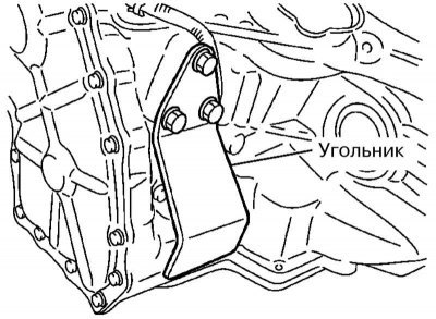 2. Снимите угольник.