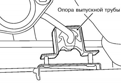 3. Снимите маятниковый рычаг (заднюю опору)…