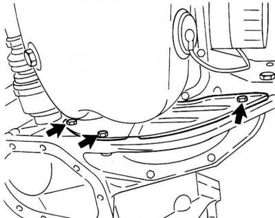 Снятие крышки маховика