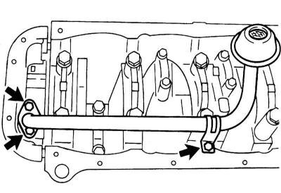 Болты крепления сетчатого маслозаборника