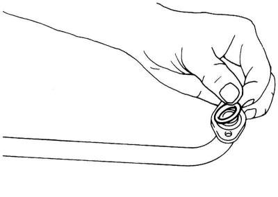 Установка нового уплотнительного кольца маслозаборника