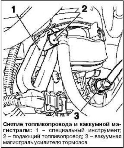 Отсоедините переднюю выхлопную трубу от…