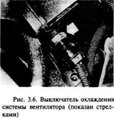 Вентилятор системы охлаждения приводится…