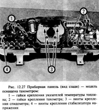 Компоненты вспомогательной предупреждающей…