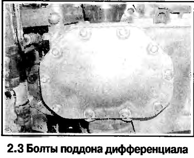 3. Протрите поддон дифференциала и подставьте под…
