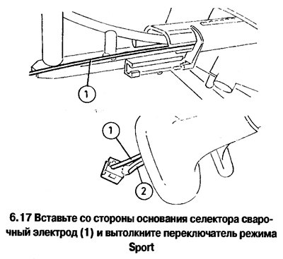 17. Вытолкните переключатель сварочным…