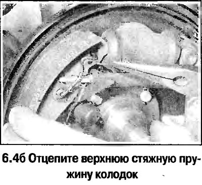 4. Дальнеший порядок снятия колодок…