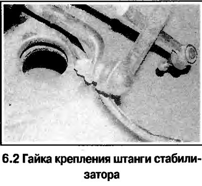 2. Удерживая тягу рожковым ключом, отверните…