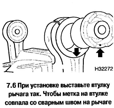 6. При установке втулок сориентируйте их как…