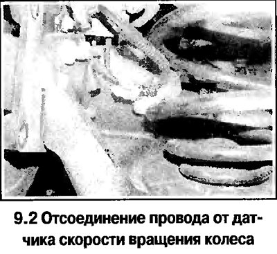2. На моделях с ABS-системой отсоедините провод…