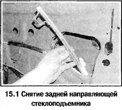 1. Снимите внутреннюю панель двери, отведите…
