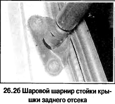 2. Удалите пружинные защелки из стоек крышки,…