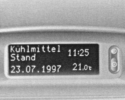 Coolant Level/ Kühlmittel Stand (уровень…