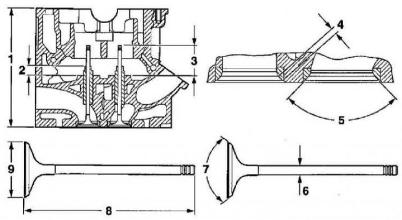 Толщина клапанов. Opel Astra h 1.4 выпускные клапана. Клапан выпускной Опель Вектра. Диаметр клапанов Опель 2.0 8v.