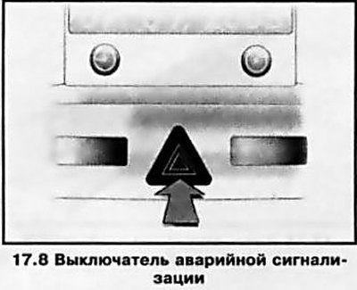 Включение аварийной сигнализации производится при…