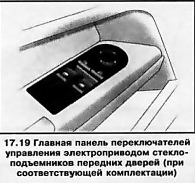 При соответствующей комплектации в подлокотник…