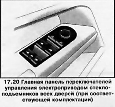 При соответствующей комплектации в подлокотник…