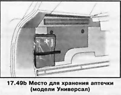 Дорожная аптечка крепится к левой или правой…