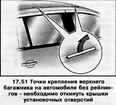 Перед приобретением верхнего багажника…