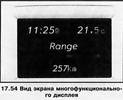На экран дисплея при включении зажигании…