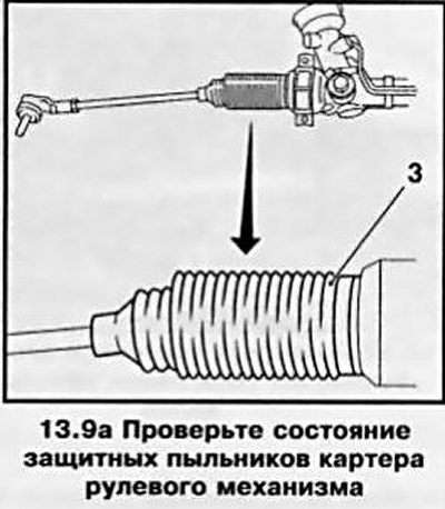 9. Визуально проверьте компоненты подвески и…