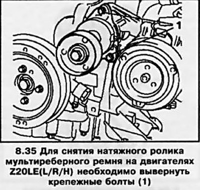 35. Выверните 2 крепежных болта (см. сопр.…