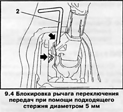 4. В салоне автомобиля высвободите из фиксаторов…