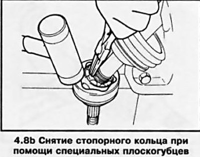 8. С помощью отвертки или плоскогубцев для снятия…