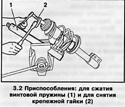 2. Зажмите стоечную сборку в тиски с мягкими…