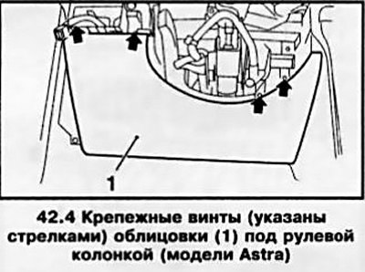 4. Выверните 4 крепежных винта в верхней части…